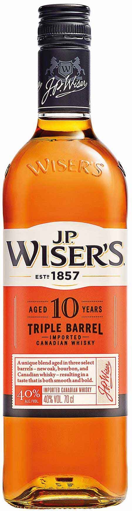 J.P. Wiser's 10 YO Triple Barrel